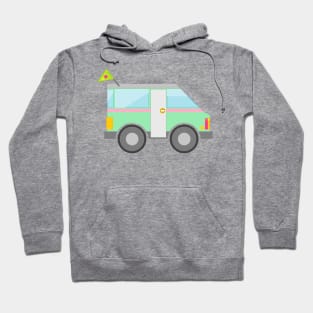 green van road trip Hoodie